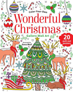 Wonderful Christmas: Coloring Book by