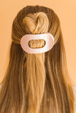 Round Flat Hair Clip | Medium | Pearly Pink