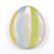 Candy stripe egg plate