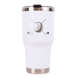 Golf Etched Tumbler - 30 oz