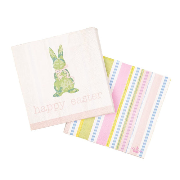 Boxwood Bunny Cocktail Napkins (pack of 20)