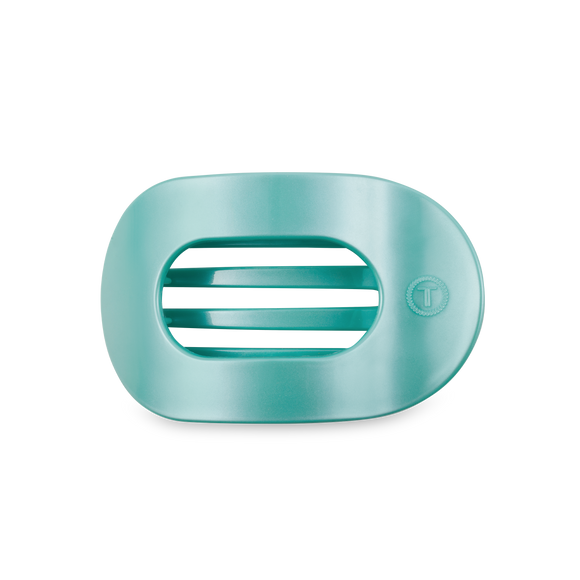 Round Flat Hair Clip | Medium | Totally Turquoise