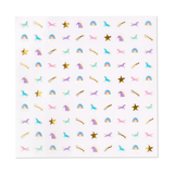 Unicorn + Rainbows Nail Stickers - 1 Pk.