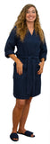 Kimono Cotton Waffle Robe, 36" One Size fits Most