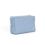 QUILTED EVERYDAY BAG - PIMLICO STRIPE CHAMBRAY