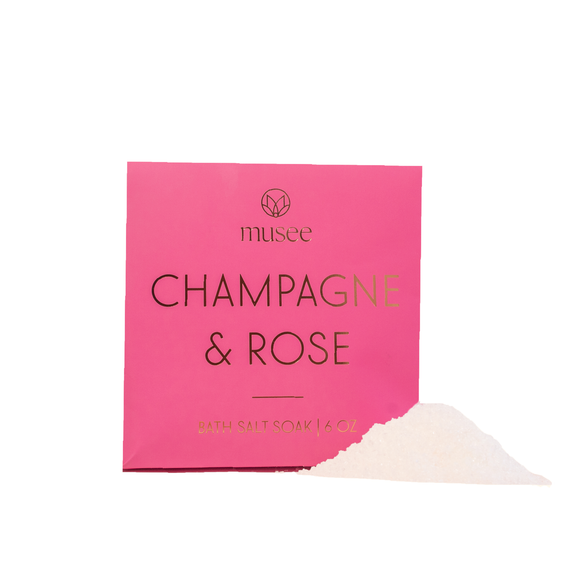 Champagne & Rose Mini Bath Salt Soak