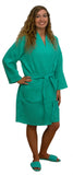 Kimono Cotton Waffle Robe, 36" One Size fits Most