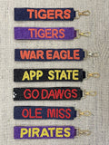 wristlet - collegiate beaded